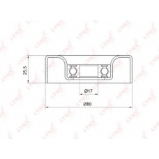 PB5002 LYNX Ролик натяжной
