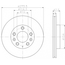 92110403 TEXTAR Тормозной диск