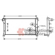 17002379 VAN WEZEL Радиатор, охлаждение двигателя