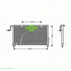 94-6114 KAGER Конденсатор, кондиционер