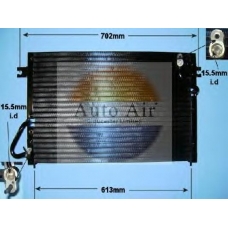 16-1223 AUTO AIR GLOUCESTER Конденсатор, кондиционер