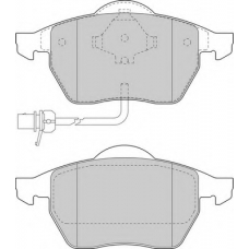 DBP241496 DURON Комплект тормозных колодок, дисковый тормоз