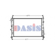 090710N AKS DASIS Радиатор, охлаждение двигателя
