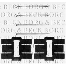 BBK1135 BORG & BECK Комплектующие, колодки дискового тормоза