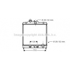 HD2120 Prasco Радиатор, охлаждение двигателя