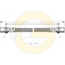 9001179 GIRLING Тормозной шланг
