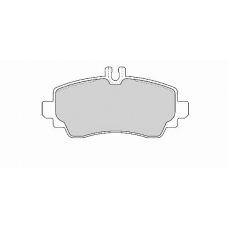 FD6866A NECTO Комплект тормозных колодок, дисковый тормоз