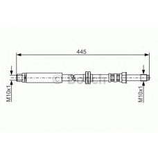 1 987 481 179 BOSCH Тормозной шланг