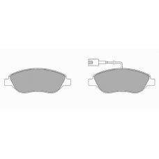 814 SIMER Комплект тормозных колодок, дисковый тормоз