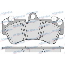 AC891581D AC Delco Комплект тормозных колодок, дисковый тормоз