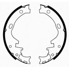 J GF-129AF JAPANPARTS Комплект тормозных колодок
