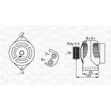 063377026010 MAGNETI MARELLI Генератор