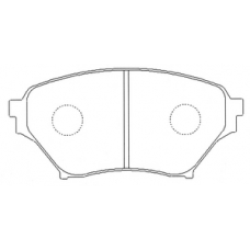 PN-5486 JNBK Колодки тормозные