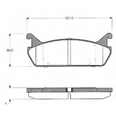 BLF565 QUINTON HAZELL Комплект тормозных колодок, дисковый тормоз