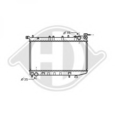 8070430 DIEDERICHS Радиатор, охлаждение двигателя