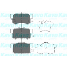 KBP-2008 KAVO PARTS Комплект тормозных колодок, дисковый тормоз