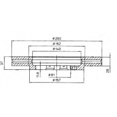 BDC4247 QUINTON HAZELL Тормозной диск