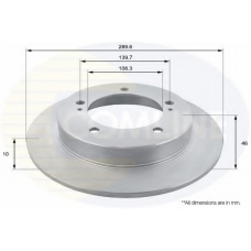ADC0933 COMLINE Тормозной диск