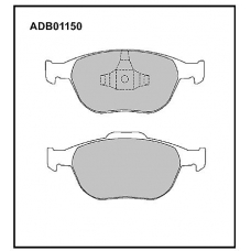 ADB01150 Allied Nippon Тормозные колодки