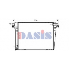 050470N AKS DASIS Радиатор, охлаждение двигателя