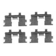 FBA445 FERODO Комплектующие, колодки дискового тормоза