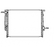 519558 NRF Радиатор, охлаждение двигателя