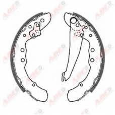 C0W010ABE ABE Комплект тормозных колодок