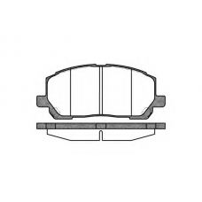 P9553.00 WOKING Комплект тормозных колодок, дисковый тормоз