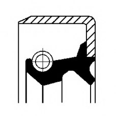 19016499B CORTECO Уплотняющее кольцо, ступица колеса
