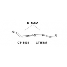 CT15451 VENEPORTE Предглушитель выхлопных газов