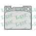 05P438 LPR Комплект тормозных колодок, дисковый тормоз