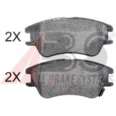 37432 OE ABS Комплект тормозных колодок, дисковый тормоз