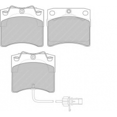 FDB1492 FERODO Комплект тормозных колодок, дисковый тормоз