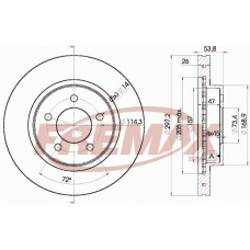 BD-5386 FREMAX Тормозной диск