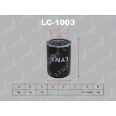 LC-1003 LYNX Фильтр масляный