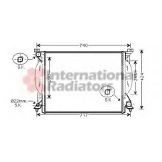 60032204 SCHLIECKMANN Радиатор, охлаждение двигателя
