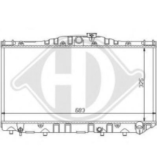 8137115 DIEDERICHS Радиатор, охлаждение двигателя