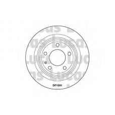 DF1591 TRW Тормозной диск