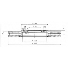 BSF4997 QUINTON HAZELL Тормозной диск