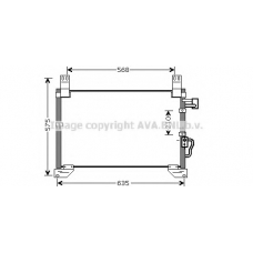 DW5076 AVA Конденсатор, кондиционер
