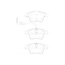 WBP23746B WAGNER LOCKHEED Комплект тормозных колодок, дисковый тормоз