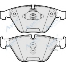 PAD1991 APEC Комплект тормозных колодок, дисковый тормоз