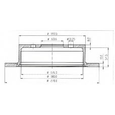 BDC4349 QH Benelux Тормозной диск
