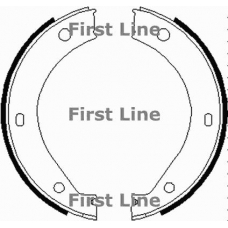FBS557 FIRST LINE Комплект тормозных колодок, стояночная тормозная с