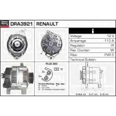 DRA3921 DELCO REMY Генератор