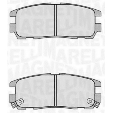 363916060497 MAGNETI MARELLI Комплект тормозных колодок, дисковый тормоз