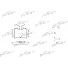 PBP1491 PATRON Комплект тормозных колодок, дисковый тормоз