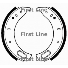 FBS025 FIRST LINE Комплект тормозных колодок