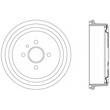 BAD9020.20 OPEN PARTS Тормозной барабан