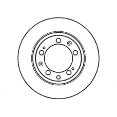 NBD 428 NATIONAL Тормозной диск